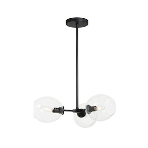 Nexpo - 3 Light Semi-Flush Mount-10.75 Inches Tall and 19 Inches Wide - 1294655