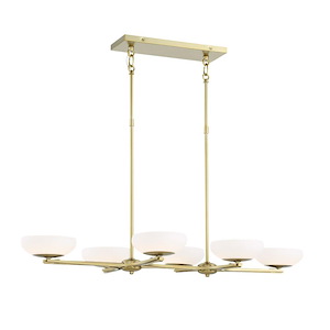 Scale - 48W 6 LED Island-40 Inches Wide by 20 Inches Tall - 1215228