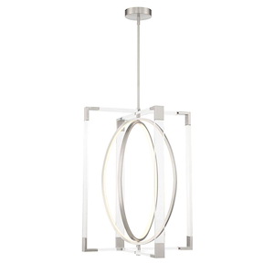 Double Take - 56W 1 LED Pendant-31.5 Inches Tall and 24 Inches Wide - 1294676
