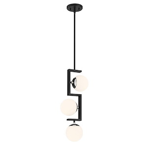 Alluria II - 3 Light Pendant In Contemporary Style-21.63 Inches Tall and 8.75 Inches Wide - 1294729