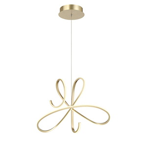 Astor - 24W 1 LED Pendant-15.375 Inches Tall and 17 Inches Wide - 1294740