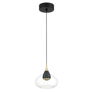 Arabesque - 5W 1 LED Mini Pendant-7.88 Inches Tall and 7.13 Inches Wide - 1294746