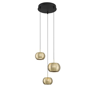 Halo - 90W 3 LED Pan Pendant-5.75 Inches Tall and 13.25 Inches Wide - 1294752
