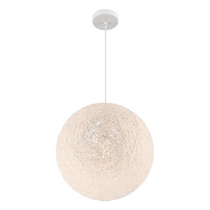 Entwined - 1 Light Pendant-16.625 Inches Tall and 16 Inches Wide - 1294786