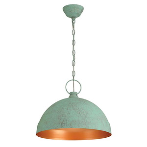 Lincoln - 1 Light Pendant-14 Inch Tall and 16.75 Inch Wide - 1405622