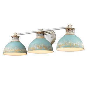 Kinsley - 3 Light Bath Vanity in Vintage style - 7.875 Inches high by 28.875 Inches wide - 1037291