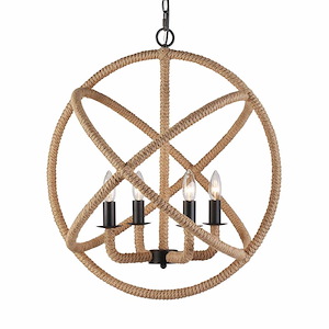 Marina - 4 Light Chandelier-25.5 Inch Tall and 23 Inch Wide - 1405642