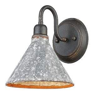 Jasper - 1 Light Wall Sconce-9.75 Inch Tall and 7.75 Inch Wide - 1405643