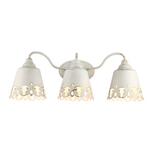 Eloise - 3 Light Bath Vanity-10 Inch Tall and 27.5 Inch Wide - 1405656