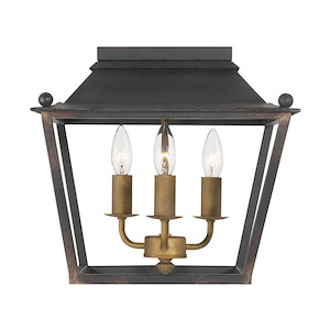 Christoff - 3 Light Flush Mount-12.75 Inch Tall and 14 Inch Wide - 1405665