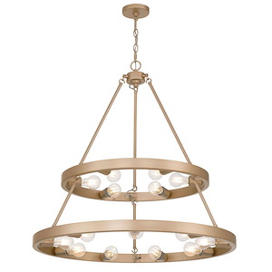 Castile - 15 Light Chandelier-32.25 Inch Tall and 32 Inch Wide - 1405677