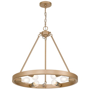 Castile - 6 Light Chandelier-22.13 Inch Tall and 24 Inch Wide - 1405675