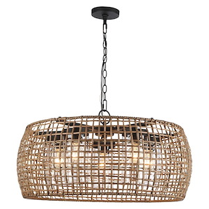 Piper - 5 Light Outdoor Pendant-14.38 Inch Tall and 27.5 Inch Wide - 1405687