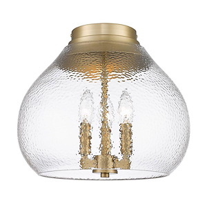 Ariella - 3 Light Flush Mount-12 Inch Tall and 13.75 Inch Wide - 1405694