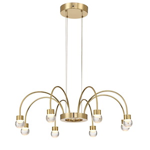 Vario - 3.1W 8 LED Chandelier-9.25 Inch Tall and 25.25 Inch Wide - 1405706