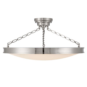 Cameron - 51W 1 LED Semi-Flush Mount-32 Inch Tall and 30 Inch Wide - 1405715