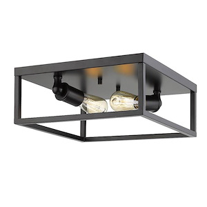 Wesson - 2 Light Flush Mount-5 Inches Tall and 12 Inches Wide - 758922