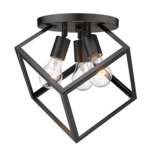 Cassio - 3 Light Semi-flush Mount-12.5 Inches Tall and 13.13 Inches Wide - 1093729