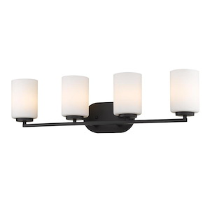 Manhattan - 4 Light Bath Vanity in Durable style - 8 Inches high by 27.5 Inches wide - 1217901