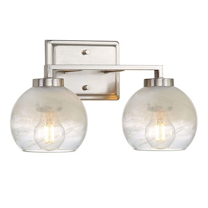 Elliott - 2 Light Bath Vanity-8.75 Inch Tall and 15.25 Inch Wide - 1405763