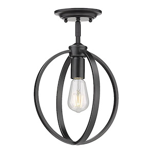 Colson - 1 Light Semi-Flush Mount in Durable style - 15.13 Inches high by 10.88 Inches wide - 921661