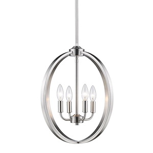 Colson - 4 Light Chandelier in Durable style - 18.75 Inches high by 17.5 Inches wide - 588928