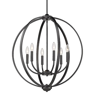 Colson - 6 Light Chandelier in Durable style - 28.75 Inches high by 27.25 Inches wide - 588927