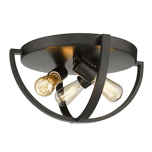 Colson - 3 Light Flush Mount in Durable style - 7.25 Inches high by 14.13 Inches wide - 921662