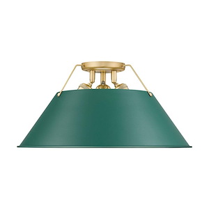 Orwell - 3 Light Flush Mount-9.25 Inches Tall and 18.75 Inches Wide - 1340850