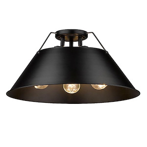 Orwell 3 Light Flush Mount - 1217907