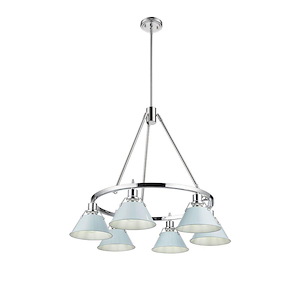 Orwell - 6 Light Chandelier-20.38 Inches Tall and 29 Inches Wide - 1340851