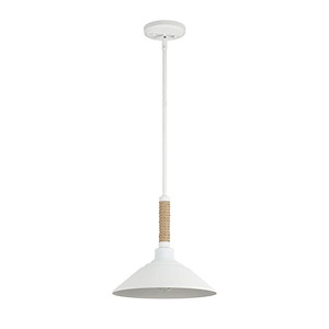 Journey - 1 Light Pendant-11.5 Inch Tall and 12 Inch Wide - 1405791