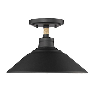 Journey - 1 Light Semi-Flush Mount-7.75 Inches Tall and 12 Inches Wide - 1316961