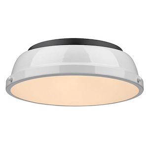 Duncan - 2 Light Flush Mount in Classic style - 4.25 Inches high by 14 Inches wide - 550665
