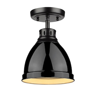 Duncan - 1 Light Flush Mount in Classic style - 11.5 Inches high by 8.88 Inches wide - 550674