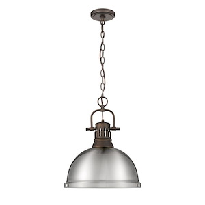Duncan - 1 Light Chain Pendant in Classic style - 16.88 Inches high by 14 Inches wide - 550673