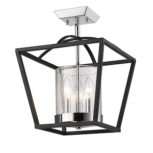 Mercer - 3 Light Semi-Flush Mount-12 Inch Tall and 11.75 Inch Wide - 1405827