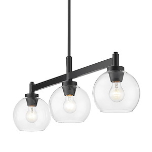 Galveston - 3 Light Linear Pendant-11.13 Inches Tall and 35 Inches Wide - 1316967