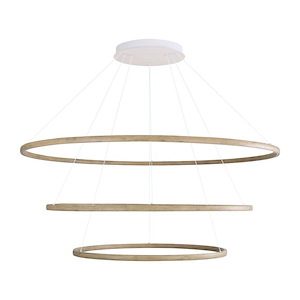 Veritas - 440W 3 LED Chandelier-15.75 Inch Tall and 70.88 Inch Wide - 1405859