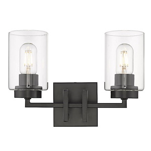 Tribeca - 2 Light Bath Vanity 9.5 Inches Tall and 13.5 Inches Wide - 1217986