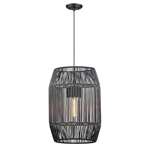 Seabrooke - 1 Light Outdoor Pendant-21.25 Inches Tall and 15 Inches Wide - 1072512