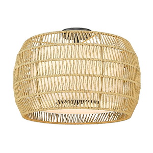 Everly - 4 Light Semi-Flush Mount-13.25 Inches Tall and 19 Inches Wide - 1062415