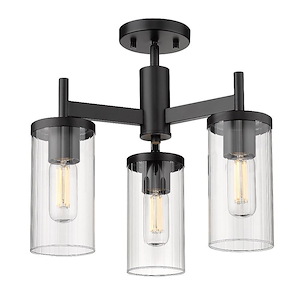 Winslett - 3 Light Semi-Flush Mount in Classic style - 15 Inches high by 16.5 Inches wide - 1037316