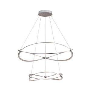 Spirale - 86.6W 1 LED Chandelier-10.38 Inch Tall and 31.5 Inch Wide - 1405952