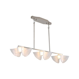 Glacier - 12W 1 LED Island-7.13 Inch Tall and 47.63 Inch Wide - 1405970