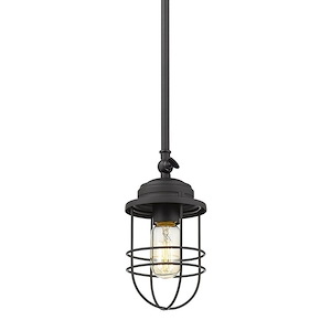 Seaport - Mini Pendant in Sturdy style - 9.25 Inches high by 4.63 Inches wide - 735239