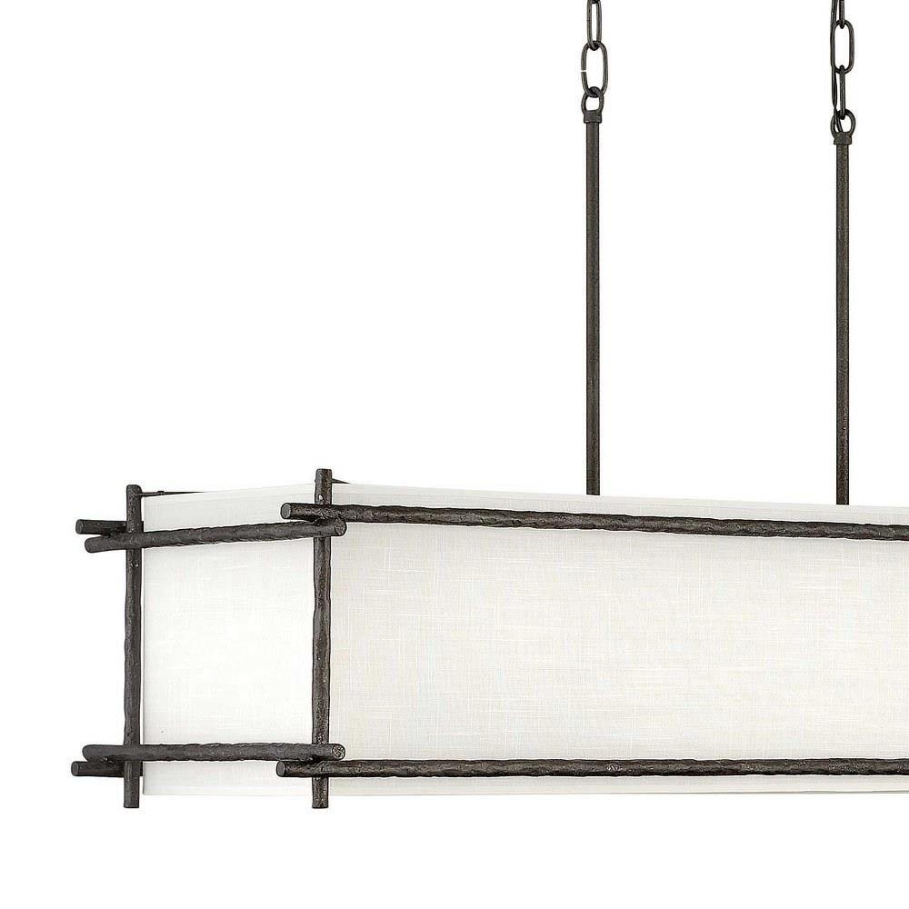 Hinkley Lighting 3676 Tress Six Light Linear Chandelier in