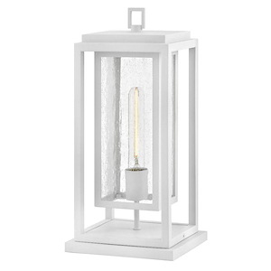 Republic - 8W 1 LED Medium Outdoor Pier Mount-16.5 Inches Tall and 8 Inches Wide - 1320162