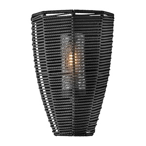 Luca - 5W 1 LED Outdoor Small Wall Sconce-12 Inch Tall and 8.25 Inch Wide - 1408251