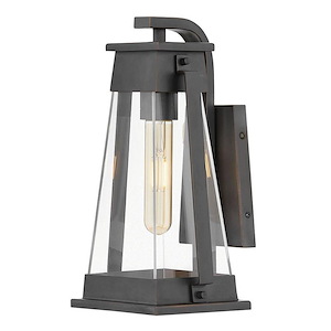 Arcadia - One Light Outdoor Small Wall Mount in Transitional-Craftsman-Industrial Style - 5.75 Inches Wide by 12 Inches High - 1333986